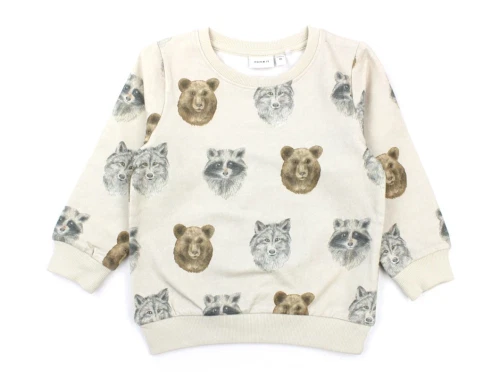 Name It sweatshirt peyote melange print